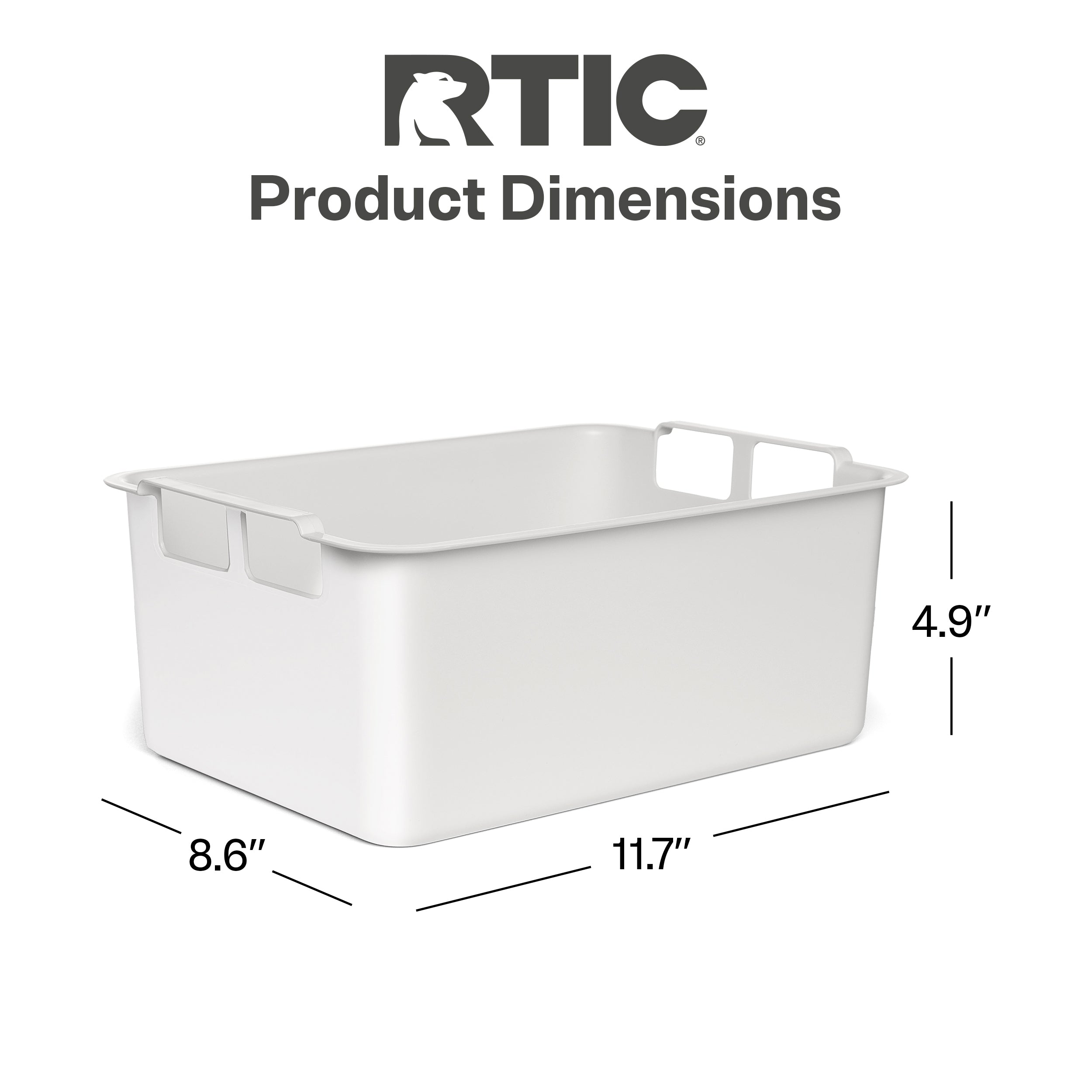 Ultra-Light Cooler Dry Goods Basket